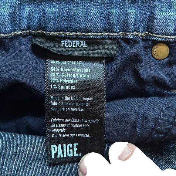Paige Federal Jeans‎ Mens size 38 - Picture 2 of 10